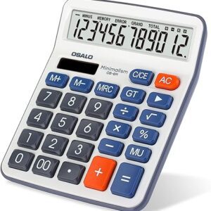 Desktop Calculator 8-Digit with Large LCD Display and Sensitive Button