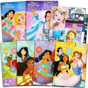 Disney Princess Coloring Book Set for Kids
