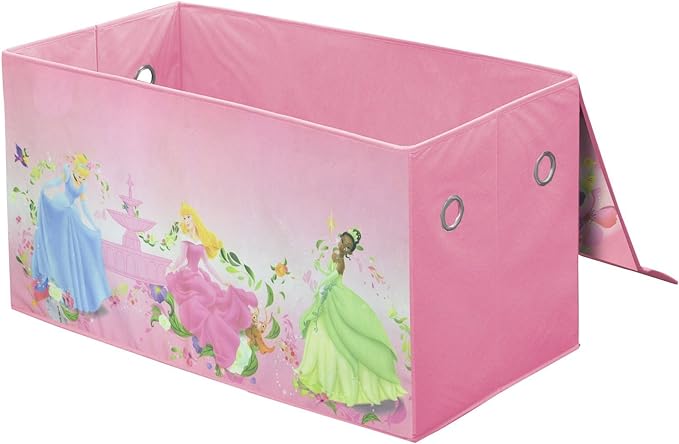 Idea Nuova Disney Princess Collapsible Storage Trunk, Pink, Medium1