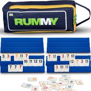 Rummy Cube Game with Case, Classic Rummy Game